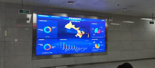 蘭州市人社廳室內(nèi)P1.86室內(nèi)全彩LED顯示屏